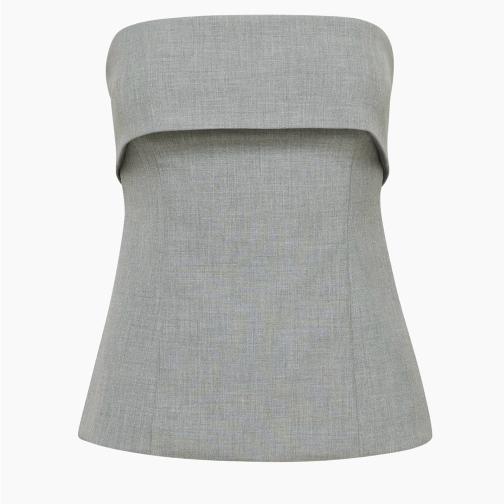 NWT Aritzia Babaton Element Tube Top Heather Grey